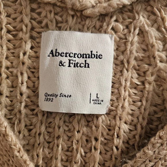 Abercrombie & Fitch Women's Beige Cardigan - Picture 3 of 4